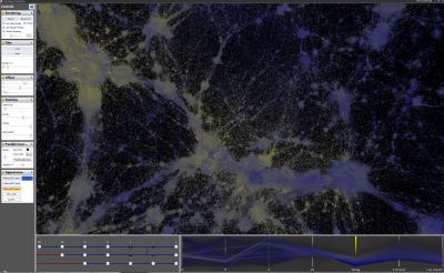Cosmology Visualization Application Screenshot